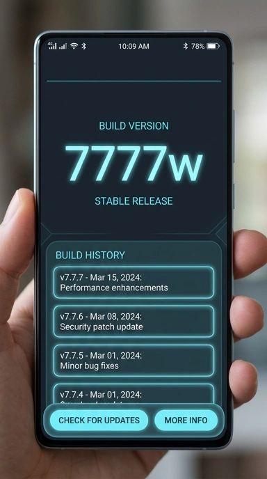 Riwayat Versi 7777w untuk Pengguna Android