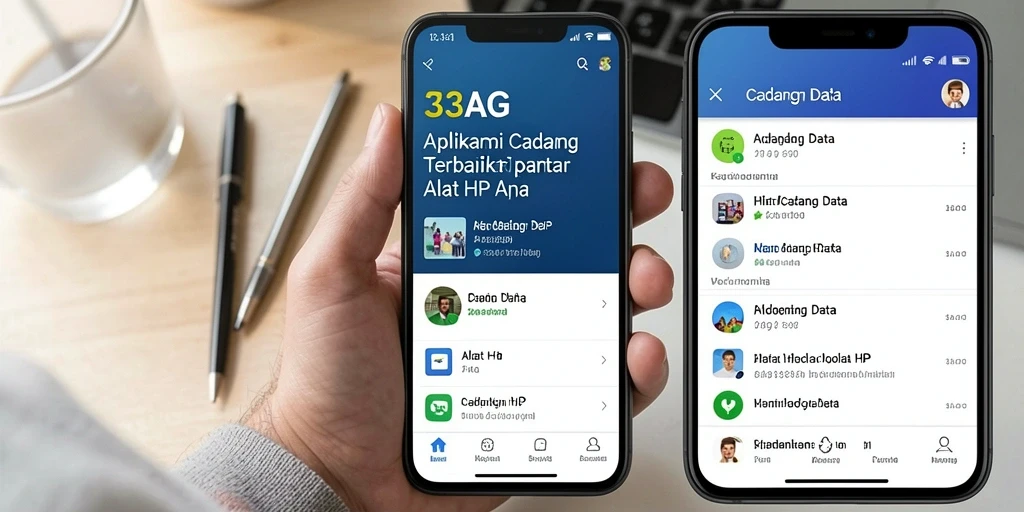 Antarmuka pengguna 33AG yang sederhana dan efektif untuk Cadangan Data.