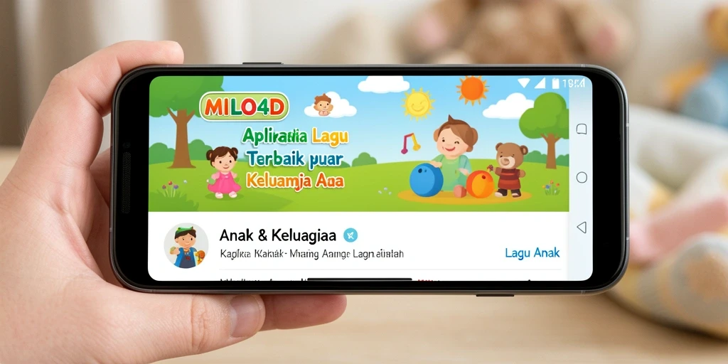 Tampilan antarmuka MILO4D yang ceria dan interaktif.