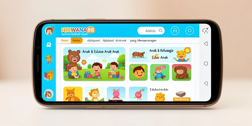 Tampilan antarmuka <strong>NIRWANA88</strong> yang menarik dan interaktif untuk anak-anak.