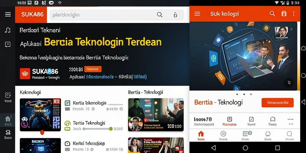 Tampilan antarmuka sederhana dan informatif dari SUKA86.