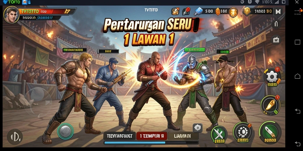Menyaksikan pertarungan intens 1 lawan 1 dalam TVTOTO.